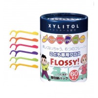 日本Flossy Kids 儿童牙线 60pcs